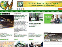 Tablet Screenshot of lagunanews.com.br